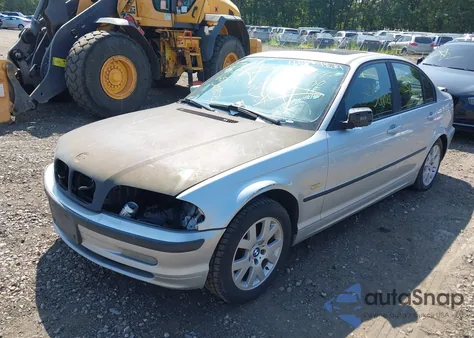 2000 BMW 323I из США, поврежденный, VIN WBAAM3341YKC72307